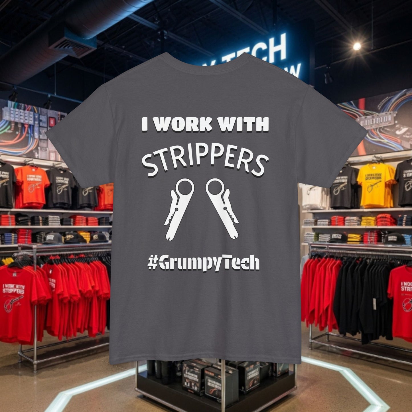 "I Work With Strippers" - Mini Strippers - Back Design 3