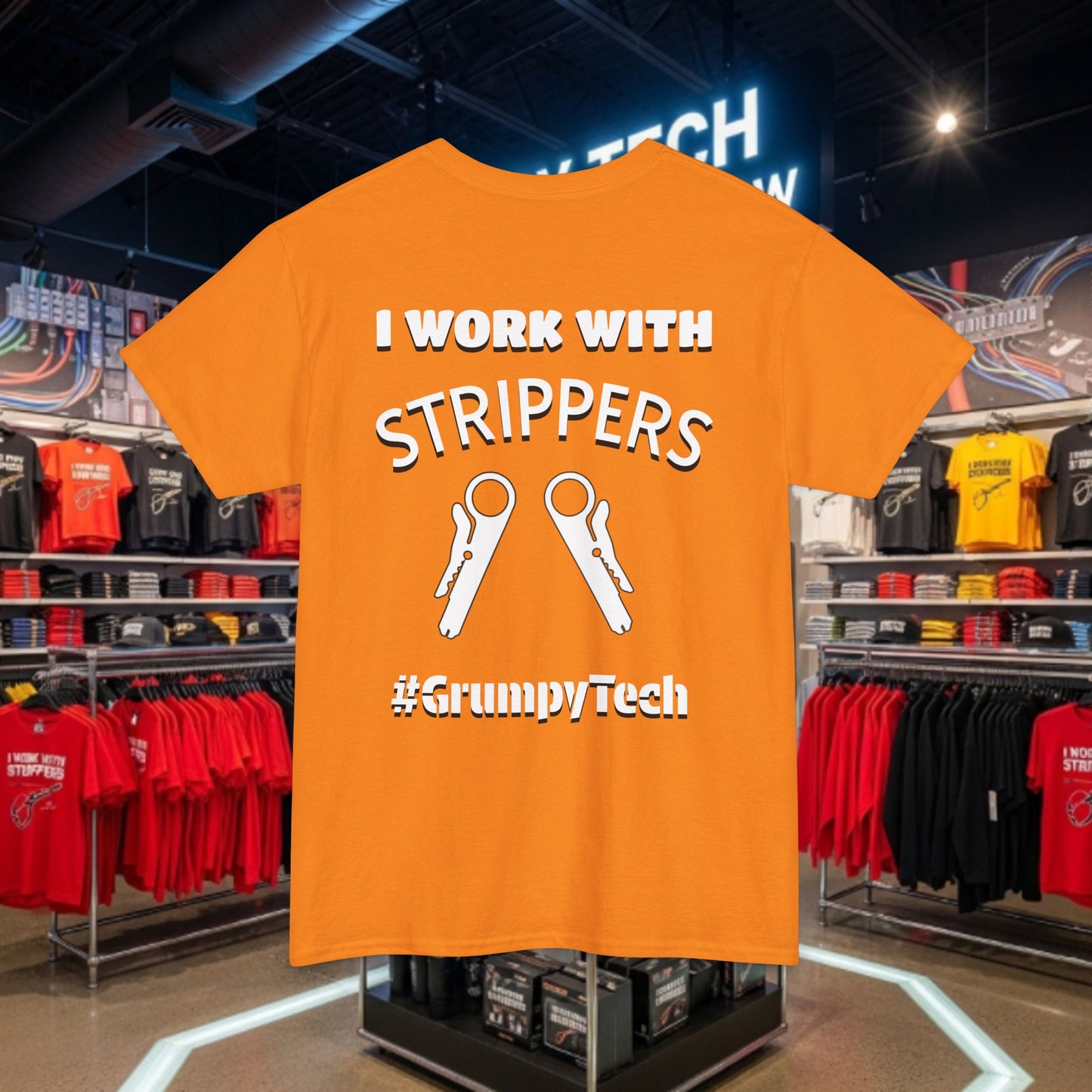 "I Work With Strippers" - Mini Strippers - Back Design 3