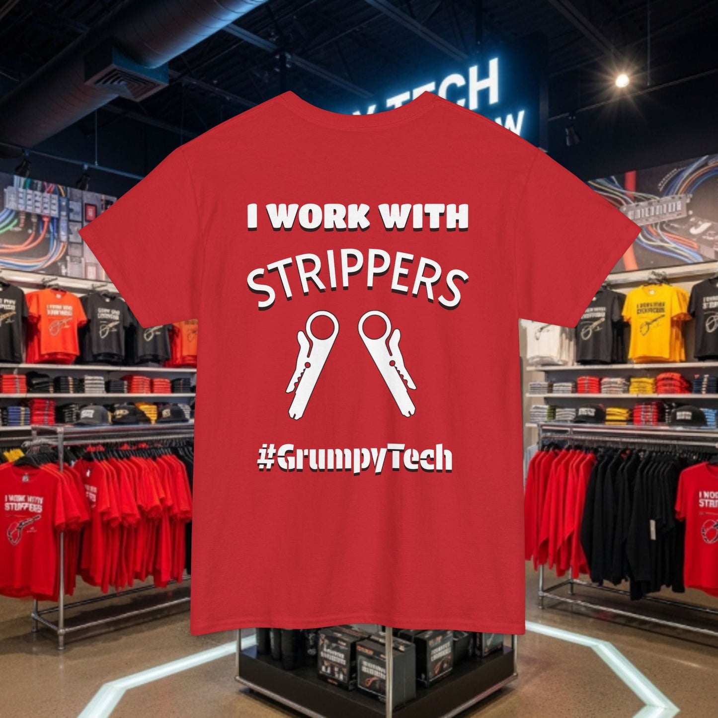 "I Work With Strippers" - Mini Strippers - Back Design 3