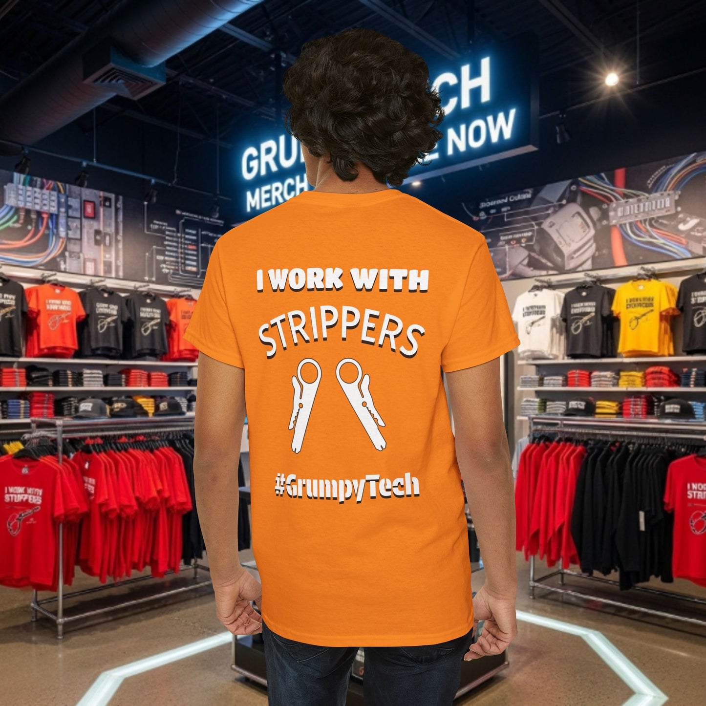 "I Work With Strippers" - Mini Strippers - Back Design 3