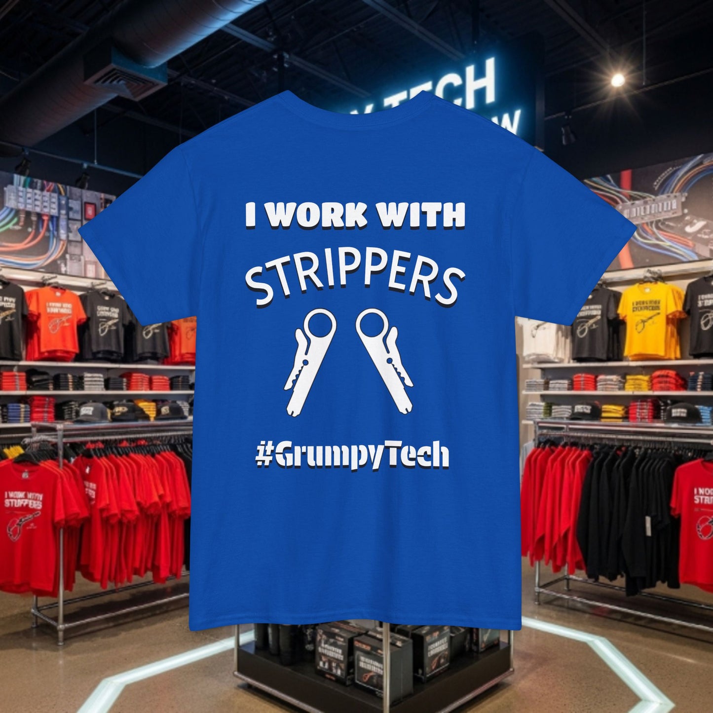 "I Work With Strippers" - Mini Strippers - Back Design 3
